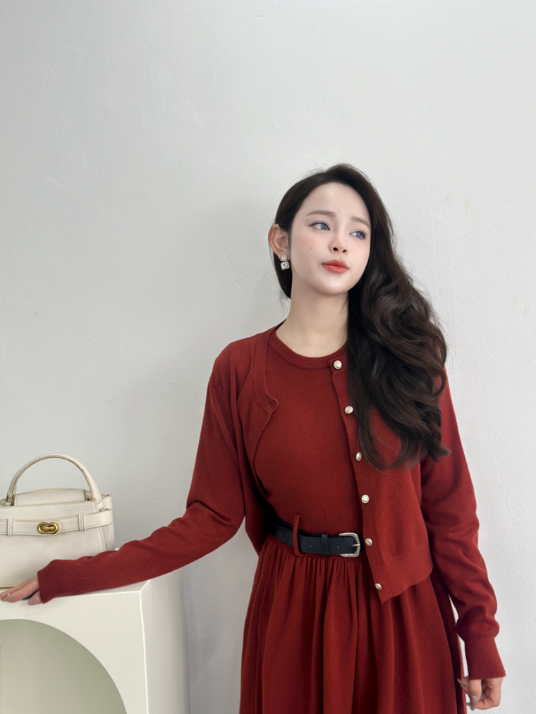 Set len hàn kèm đai - Đỏ