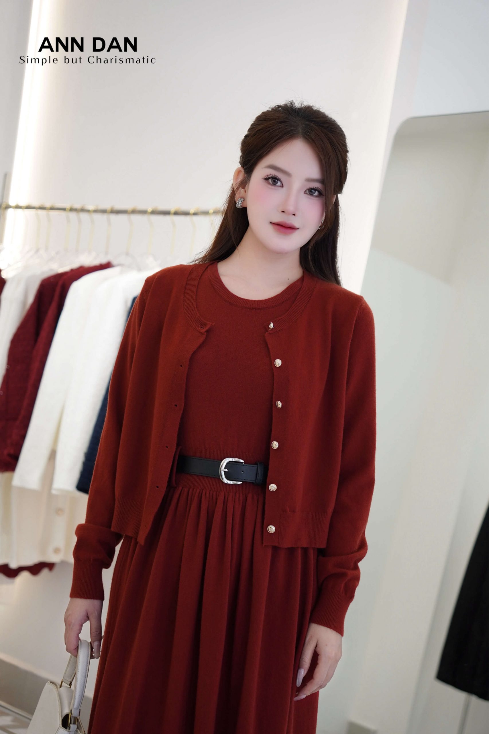 Set len hàn kèm đai – Đỏ