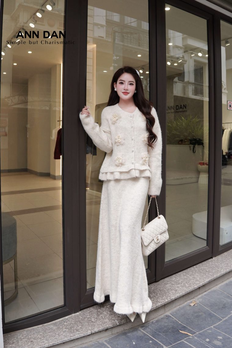 Set len hoa nổi viền bèo