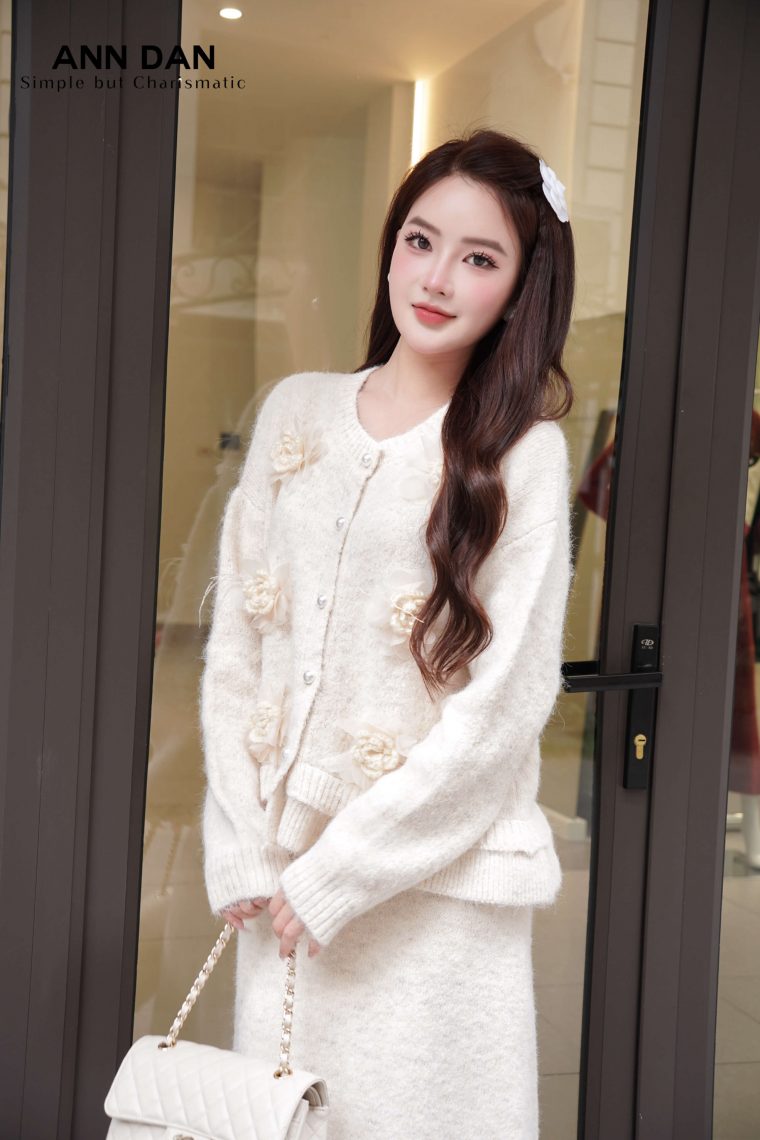 Set len hoa nổi viền bèo