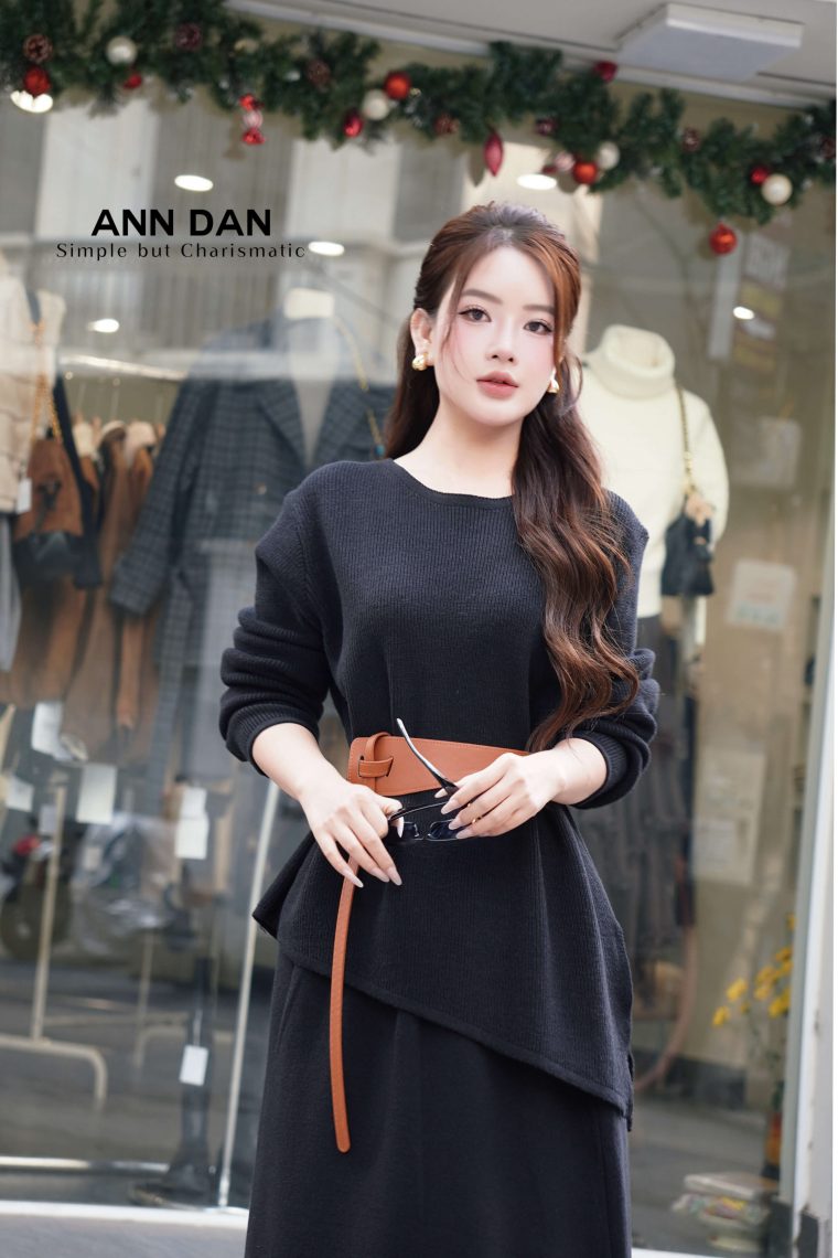 Set len áo xẻ tà