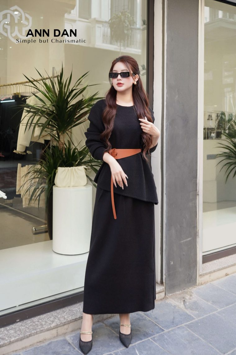 Set len áo xẻ tà