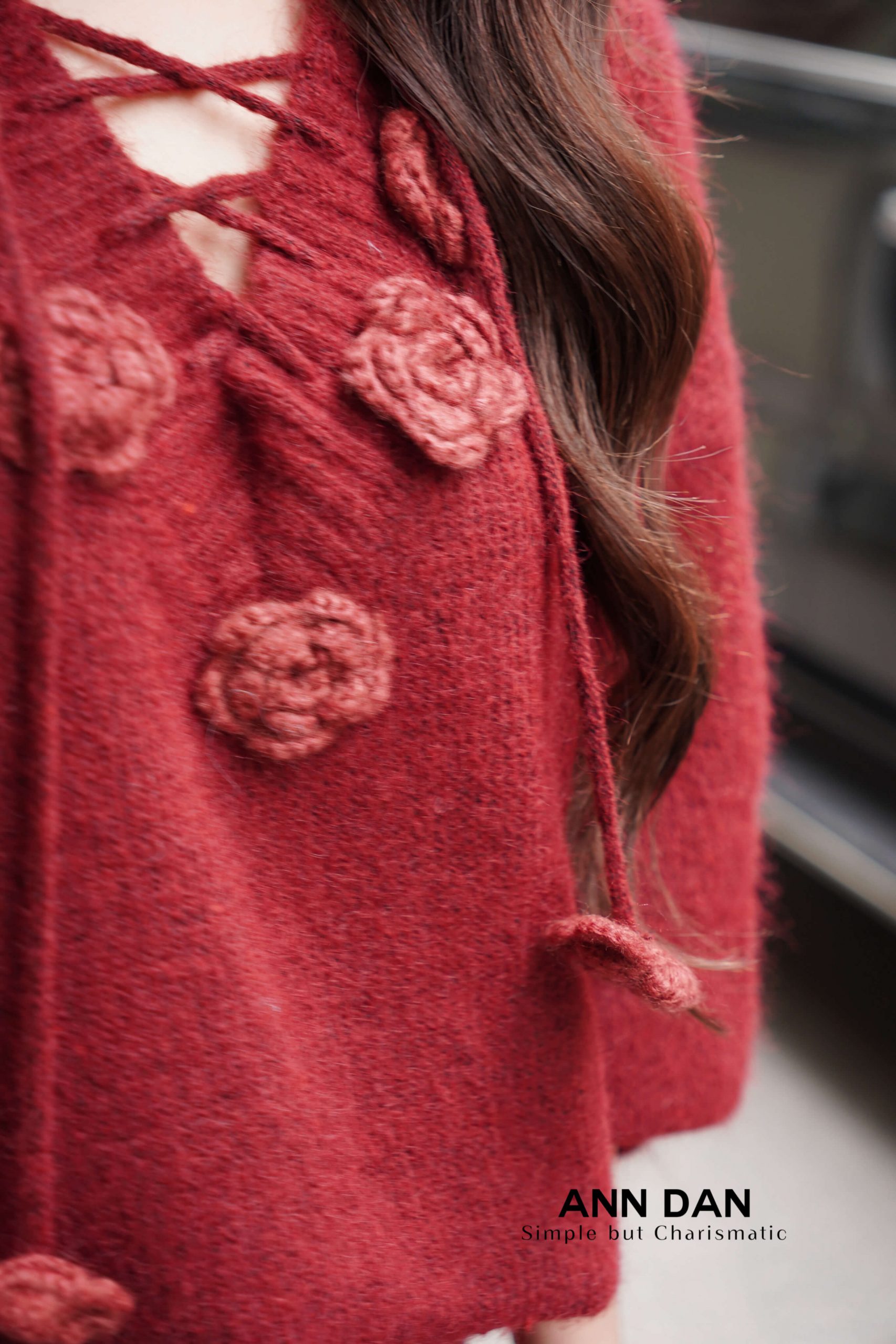  Set len hoa đỏ đan dây