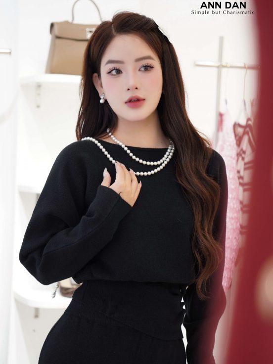 Set len cổ thuyền khuy eo