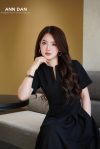 đầm công sở tuyết mưa