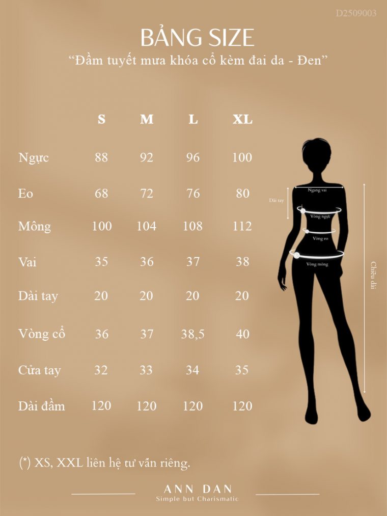 Đầm công sở tuyết mưa