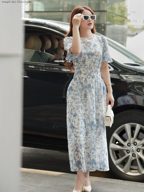 Đầm đi chơi tôn dáng