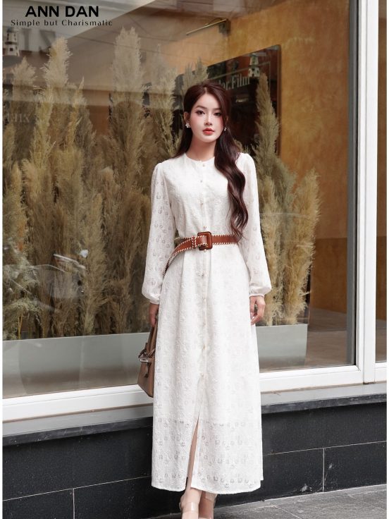 Đầm Ren cúc ngọc 3w