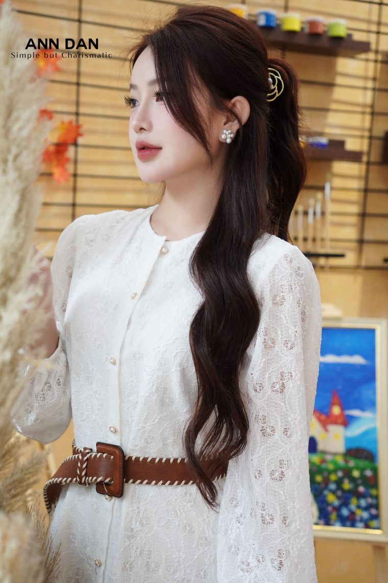 Đầm Ren cúc ngọc 4