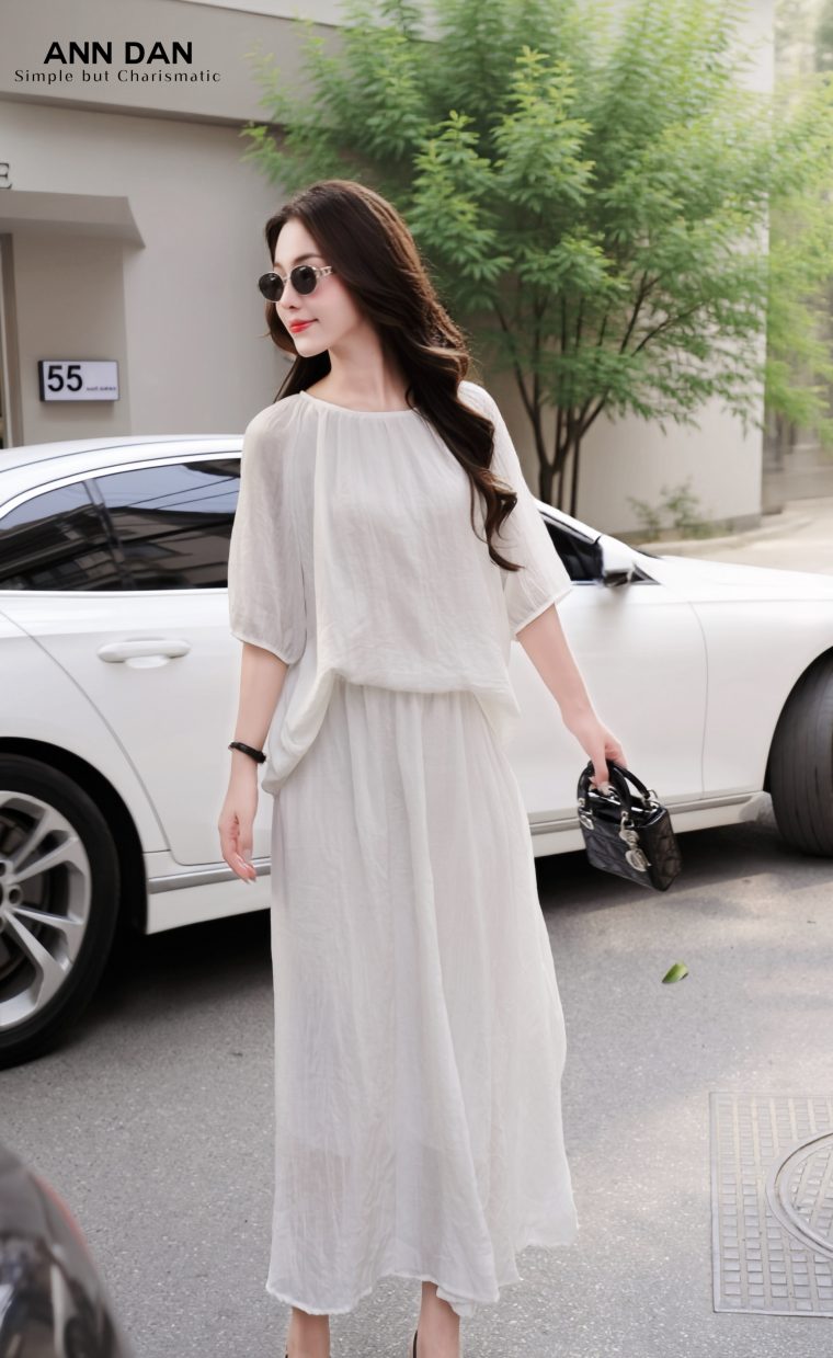 Set tơ tay lỡ - Trắng 5