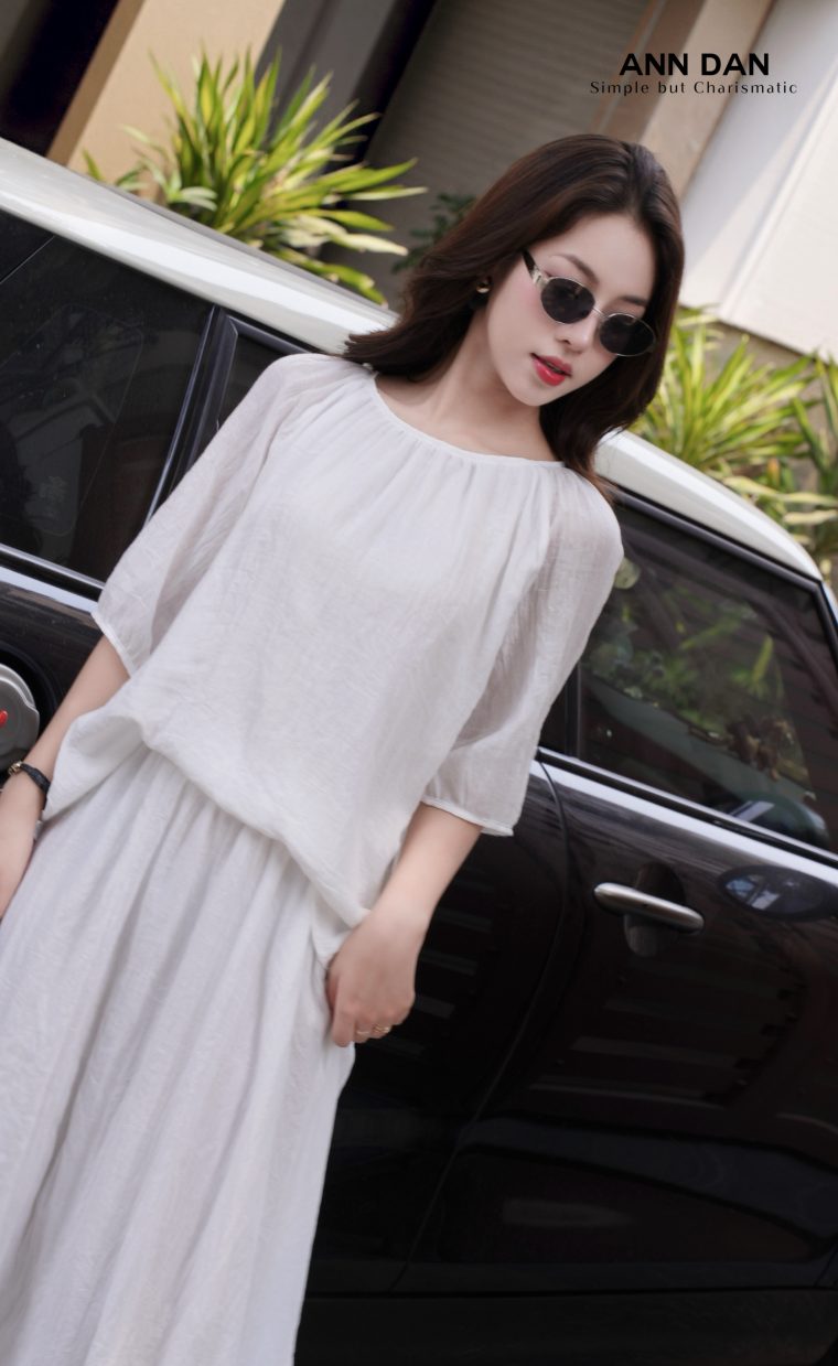 Set tơ tay lỡ - Trắng qư