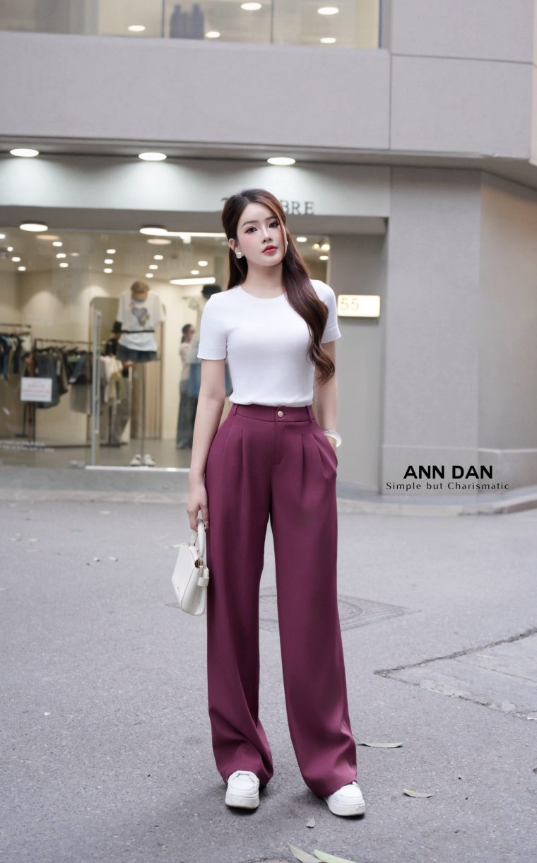 Quần xước Ý công sở 34