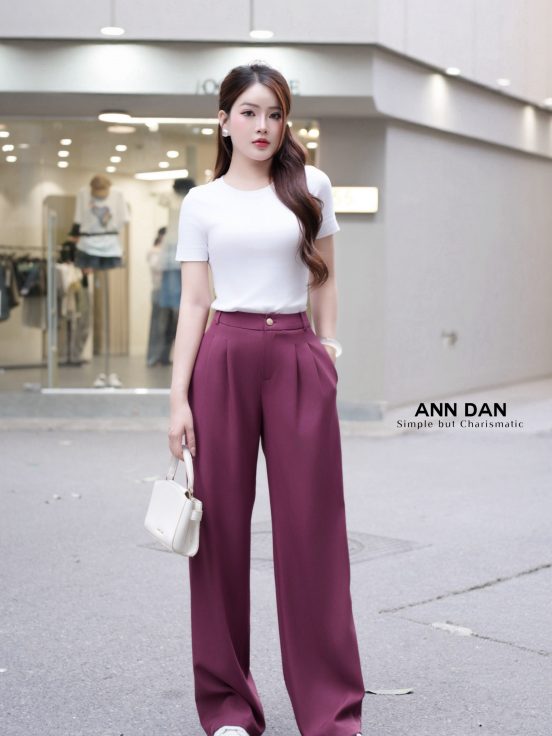 Quần xước Ý công sở