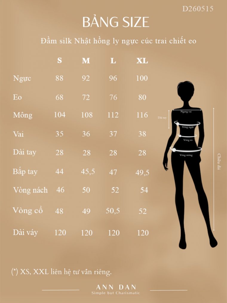 Đầm silk Nhật hồng ly ngực cúc trai chiết eo - 7