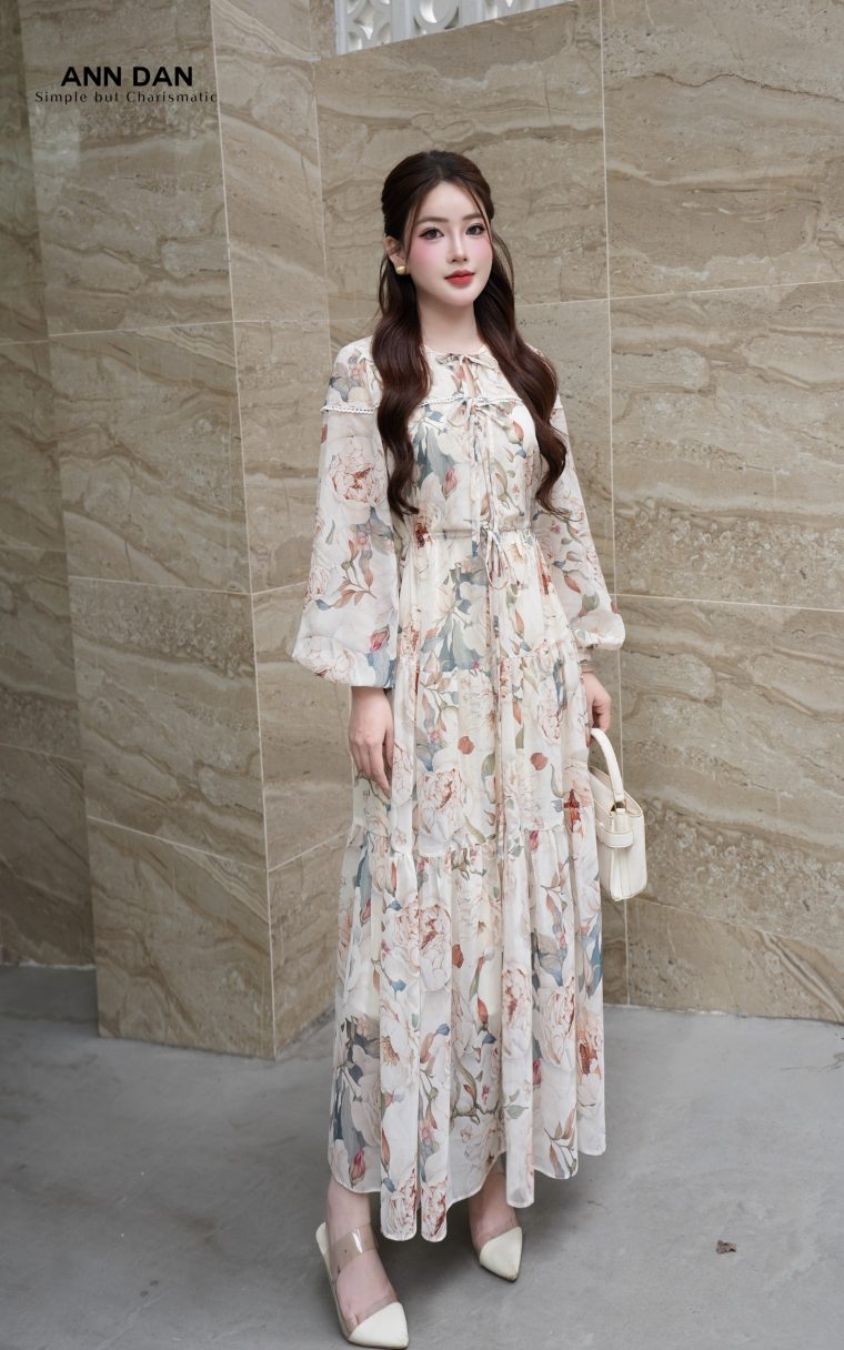Silk hoa vàng 3 dây - L