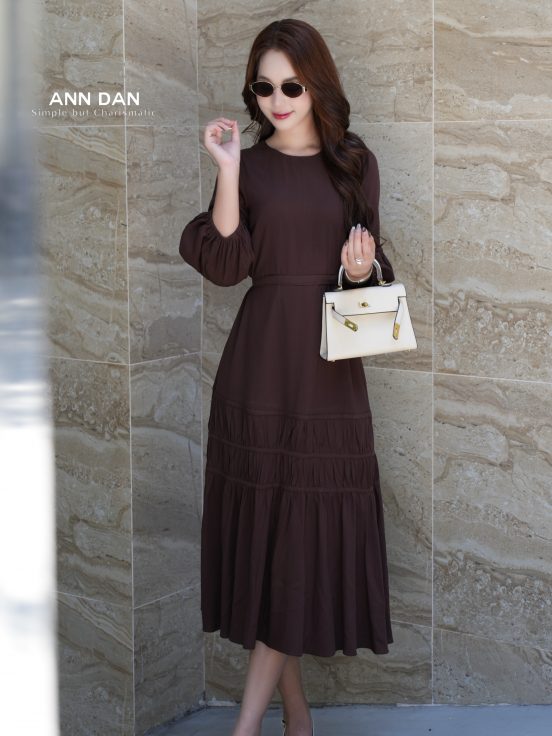 Đầm tole nâu