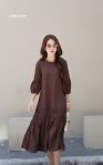 Đầm tole nâu 34