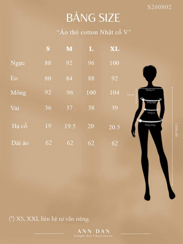 Áo thô cotton Nhật cổ V - XSxd