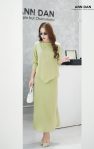Set lụa ngọc trai xanh bơ M