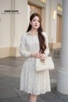 Ren be cổ sơ mi tùng nhún 5